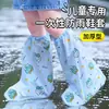 Cubrezapatos Desechables para Niños, Botas de Lluvia Engrosadas, Antideslizantes, Cubrezapatos de Lluvia Impermeables de Tubo Largo para Estudiantes, Hombres y Mujeres, Duraderos para Días Lluviosos