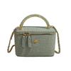 Bolsa Caixa Corrente Estilo Chanel Pequena Tendência Comércio Exterior Verão 2025 Nova Versátil Bolsa de Mão Crossbody Pequena Quadrada para Mulheres