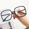 Lentes anti luz azul estrella con montura generosa adelgazante para cara grande moda coreana callejera moda cámara estudiante miopía producto terminado
