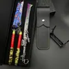 Jogo Peace Elite Faca de Chama Fria Sem Gume Artesanato em Metal Nezha Shenlong Nunchaku Ornamento Modelo