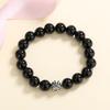 Pulseira Casal Pi Xiu Masculina e Feminina Obsidiana Dourada Pulseira Preta Legal Presente de Aniversário Simples para Namorada Este Ano da Vida