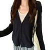 Chamarra Sudadera con Capucha para Mujer Primavera Otoño 2026 Nuevo Estilo Petite Holgada Estilo Coreano Ajuste Relajado Top de Manga Larga