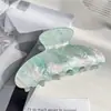 Pinza Grande de Imitación Acetato de Gama Alta para Mujer, Estilo Coreano Versátil Color Gelatina Pinza Tiburón para el Cabello Accesorio para el Cabello Pinza para el Cabello
