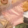 Nuevos Estilos de Bragas de Encaje para Mujer, Transpirables Estilo Japonés, Algodón Puro Sexy, Cómodas, Antibacterianas, Bikini de Cintura Media, Venta Directa de Fábrica