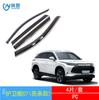 Dedicado a BYD BYD Vehículo de Nueva Energía Pegatina Impermeable Ventana Engrosada Desviador Ceja de Lluvia Impermeable