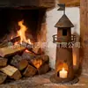 Portavelas Faro Oxidado de Producto Nuevo Transfronterizo Portavelas Creativo Arte en Hierro Manualidades Decorativas
