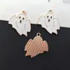 Juego de 19 Escobas Fantasma con Goteo de Aceite, Murciélagos y Sombreros de Mago Temáticos de Halloween, Dijes Creativos para Pulseras y Collares DIY