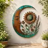 Bestseller transfronterizo Decoración de pared Luna Creciente Abeja adorno de decoración de pared de luna creciente de metal