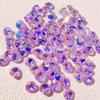 Cuentas Espaciadoras Colgantes de Agujero Único Satélite Cristal de Vidrio Ufo Colgante DIY Hecho a Mano Accesorio de Joyería Diamante Estrella Cósmica Cielo Estrellado