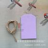 Etiquetas Colgantes Redondas de Papel Kraft, Tarjetas de Colores, Tarjetas de Mensaje para Regalos de Repostería, Notas Adhesivas, Etiquetas para Ebay Amazon, Hecho a Mano
