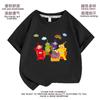 Bebê antena roupas infantis verão novas meninas manga curta camiseta moda média e grande camisa infantil moda roupas infantis 7