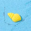 Conchas de resina, acessórios com tema marinho, decorações DIY em miniatura de resina para micro-paisagens, enfeites para capa de celular