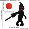 Adesivos de porta para Halloween careta de terror atmosfera de diabo layout adesivos de feltro festival dos fantasmas decoração de casa adesivos de parede de pegadinha adesivos de janela