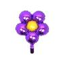 Cinco pétalas Flor Redonda Filme De Alumínio Balão Arranjo De Casamento Pétala De Folha De Alumínio Balão Decoração De Festa De Aniversário De Casamento