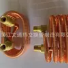 Fabricantes fornecem pequenas serpentinas de aletas de cobre bomba de vácuo tubo de calor Ar Condicionado Refrigeração tubo de cobre aleta de cobre troca de calor