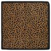 Suministro Transfronterizo de Bufanda Cuadrada con Estampado de Leopardo Arcoíris Nuevo Poliéster Estampado Bandana Vestido Callejero Europeo y Americano Venta al por Mayor Pañuelo para la Cabeza