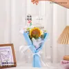 Regalo Práctico para el Día del Maestro: Bolígrafo Rojo, Ramo de Girasoles Tejido, Producto Terminado, Regalo de Jardín de Infancia para Maestros Hombres y Mujeres