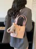 Bolso Cubo de Moda Retro con Hebilla de Cierre para Mujer 2026 Nuevo Estilo Simple Versátil Gran Capacidad Bolso de Hombro Cruzado