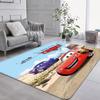 Alfombra de Piso de Dibujos Animados de Coche de Franela, Alfombra de Suministro Exclusivo Transfronterizo, Manta de Camping para Sala de Estar, Alfombra de Piso para Mesita de Noche de Cocina, Engrosada 1.2cm