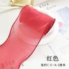 Cinta de Gasa de Borde Ondulado Hecho a Mano DIY Accesorios para el Cabello Cinta Lazo Sobredimensionado Horquilla Tocado Material Accesorios