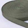 Fita de Poliéster-Algodão de Trama Simples para Mochila Cinto Elástico de Yoga Cós Bolsa de Lona Portátil Tecelagem de Amarração para Acessório de Roupa de Algodão