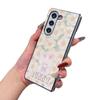 Oso de viento dorado japonés y coreano para funda de teléfono móvil Samsung ZFold6/5/4 Huawei mate x3/magiv2s flip