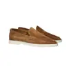 2023 Nuevos Mocasines de Verano Gamuza Mate Slip-On Zapatos Planos de Conducir para Hombre Talla Grande de Exportación Frijoles Transfronterizos