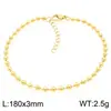 Venta Directa del Fabricante de Dongguan Joyería Simple Transfronteriza Estilo Ins Pulsera de Acero de Titanio Chapada en Oro de 18 Quilates para Hombres y Mujeres