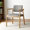 Silla con Reposabrazos Minimalista Moderna, Silla con Respaldo Estilo Nórdico, Silla de Reunión para Balcón, Silla de Té para Ocio, Silla de Anfitrión, Silla Individual