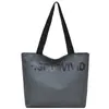 Bolsa de Ombro Simples Transfronteiriça de Grande Capacidade para Mulheres Outono Inverno 2026 Versátil Tecido Pequeno Fresco Bolsa Tote Grande