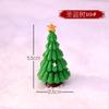 Mini Enfeites Fofos de Papai Noel, Boneco de Neve, Rena e Trenó Decoração de Micro Paisagem de Natal DIY Material