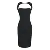 Vestido Feminino Bodycon Chique Novo Estilo 2026 com Costas Abertas, Vestido Longo de Gola Halter de Alta Qualidade, Sexy e Estiloso