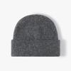 Gorro de Punto Liso para Mujer de Invierno para Viajar, Gorro Cálido para Exteriores que Protege los Oídos, Gorro de Lana Espesa Versátil sin Visera