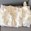 Novedad Primavera y Verano Lindos Pijamas para Mujer Algodón Nube Cárdigan Solapa Dulce Conjunto de Dos Piezas Estilo Simple Ins Ropa de Casa