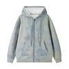 Sudadera Cardigan con Capucha Unisex 2026 Primavera Nuevo Estilo Algodón Cepillado Compuesto Seda de Leche Chaqueta Casual Moderna