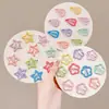 Pinzas BB Ultra Pequeñas para Niños, Pinzas para el Cabello de Bebé que No Dañan el Cabello, Pinzas para el Cabello para Bebés Niñas, Pinzas de Estrella Laterales y para la Frente para Bebés y Niños Pequeños