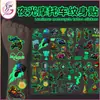 Novo Adesivo de Tatuagem Luminoso para Motocicleta Salto Transfronteiriço Adesivo de Brinquedo de Motocicleta Aparelho de Corrida Tatuagem Descartável