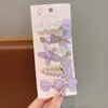 Pinza para el pelo de estilo fresco de verano con forma de estrella de mar y cola de pez, Pinza lateral de concha en forma de corazón, Pinza para flequillo, Pinza de pico de pato tipo hada, Accesorio para el pelo