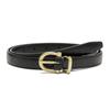 Cinturón para Mujer Nuevo Moda Jeans Versátil Decorativo Cinturón Delgado Estilo Ins Retro Hebilla Dorada Cinturón para Pantalón de Mujer Moderno