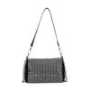 Bolso de Mujer con Brillantes Modelo Nuevo 2026 Bolso de Hombro con Cadena Bolso Cuadrado Pequeño Moda Urbana Bolso Cruzado Bolso de Mano Versátil Ligero