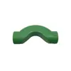 Industria de Tuberías Weixing Codo de Puente PPR Verde para agua D20-D32 Accesorios de Tubería de Suministro de Agua PPR Piezas de Plástico de Fusión en Caliente