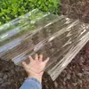 Paneles de tragaluz de fibra de vidrio FRP Chengli, tejas transparentes onduladas, paneles solares para aislamiento de techo y protección solar
