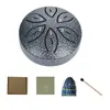 Instrumento Musical Tambor Etereo de 3 Polegadas e 6 Tons para Crianças, Tambor para Alívio de Estresse para Iniciantes, Instrumento de Percussão, Tambor de Língua de Aço, Tambor de Bolso, Exportação