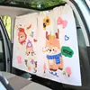 Cortinas Divisorias Delanteras y Traseras para Coche, Cortinas Parasol para Coche, Protección Solar para Bebés, Divisor de Aire Acondicionado Central, Cortinas de Privacidad Antirrobo para Coche