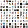 100 Retro Estilo Retro Selo Graffiti Adesivos Adesivos Infantis Copo de Água Computador Adesivos Decorativos À Prova D' Água Atacado