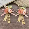 Ramilletes de boda con temática de bosque, un juego completo para los novios, incluyendo ramilletes para los padres, padrinos de boda y damas de honor, así como ramilletes de muñeca.