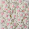 Em Estoque Feito à Mão DIY Flor de Lã Puff Flor de Cinco Pétalas Acessórios para Prendedor de Cabelo Bolsa Roupas Broche Materiais
