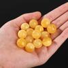 Contas Redondas de Cera de Abelha Natural, Contas Soltas, Contas Individuais de Cera de Abelha, Acessórios para Joias Artesanais DIY com Contas, Venda por Atacado