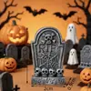 Pedra Tumular de Resina para Halloween Decoração de Festival de Terror Fantasma Halloween Adereços Casa Assombrada Pegadinha Assustadora Pedra Tumular Transfronteiriça