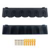 Suporte de Exibição para Varas de Pesca Vertical Horizontal Suporte de Plástico Suporte Fixo Suporte para Coleção de Varas de Pesca Suporte para Acessórios de Pesca